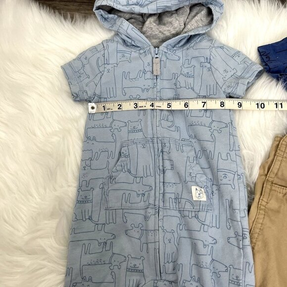 Carter's Baby 9 Months Puppy Dog Jumpsuit Overalls Outfit Bundle Lot - Picture 8 of 9